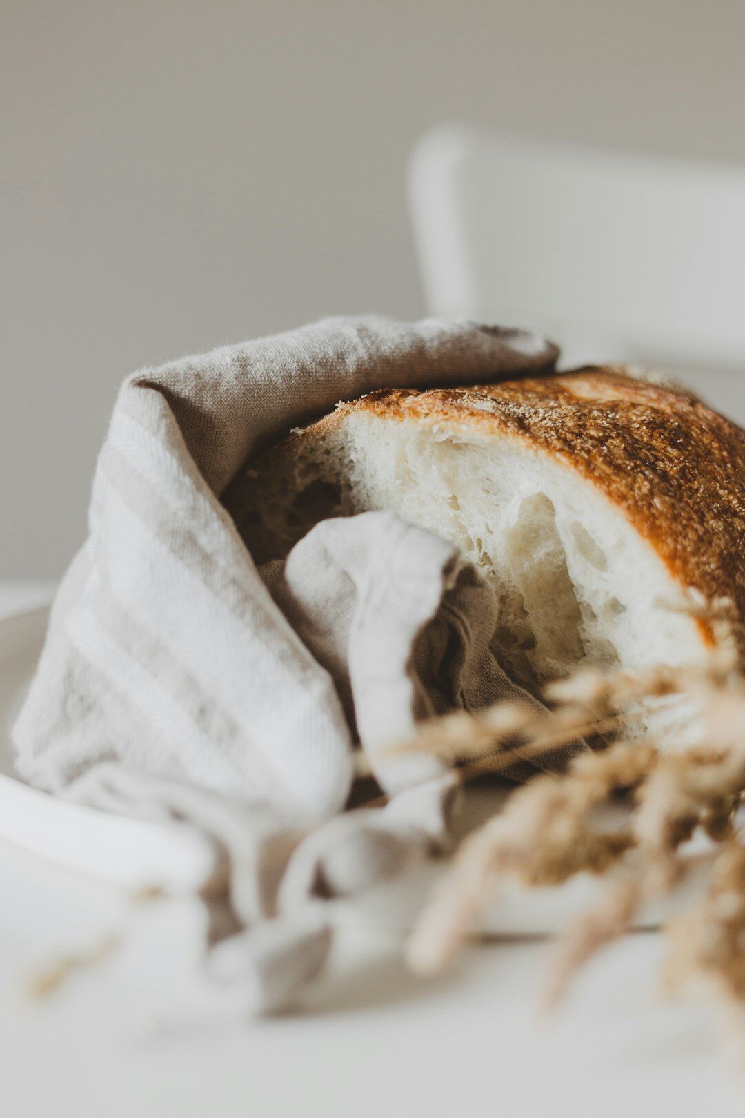 homemade bread loaf