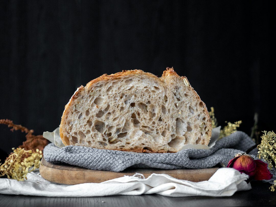 homemade bread loaf