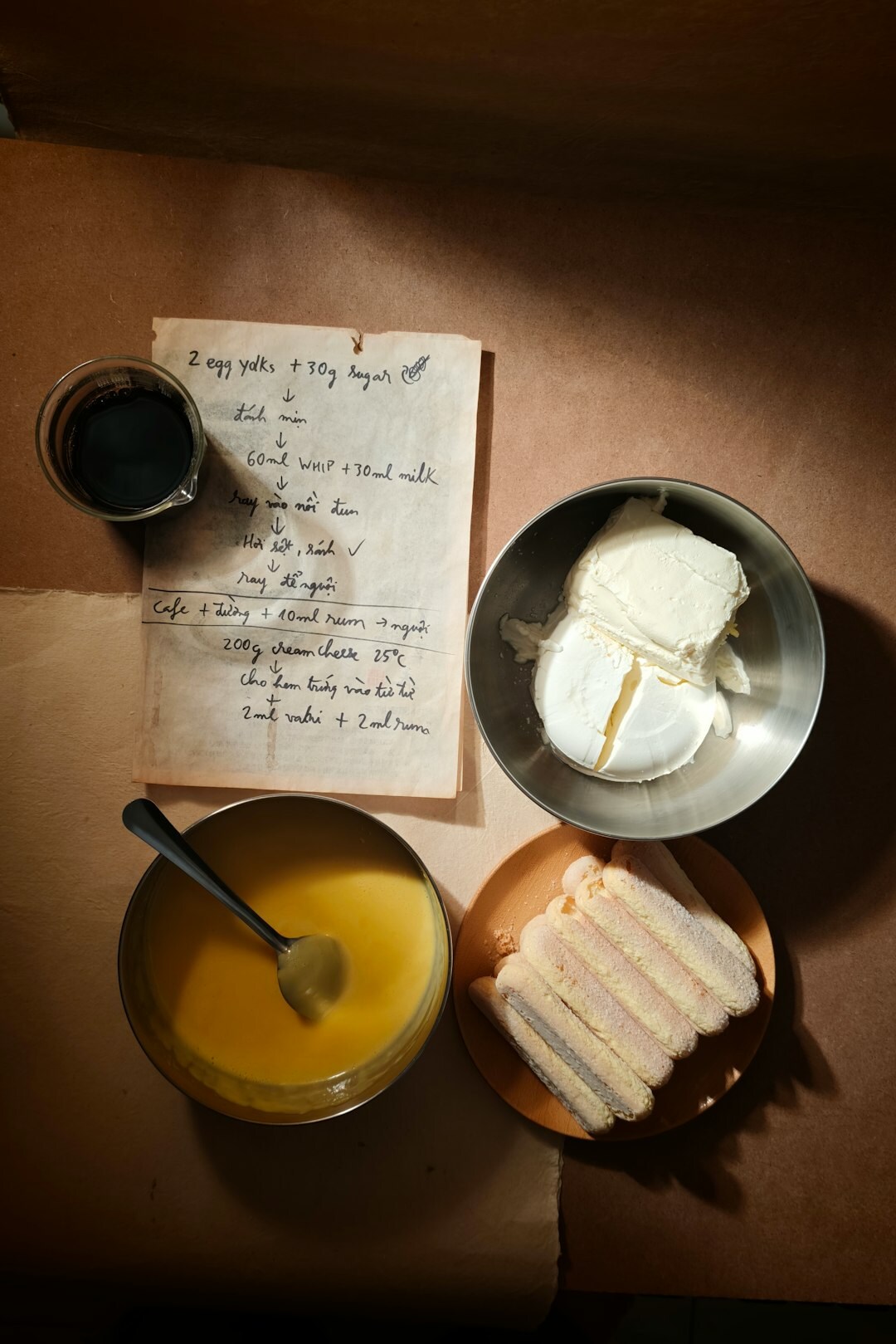 dessert preparation