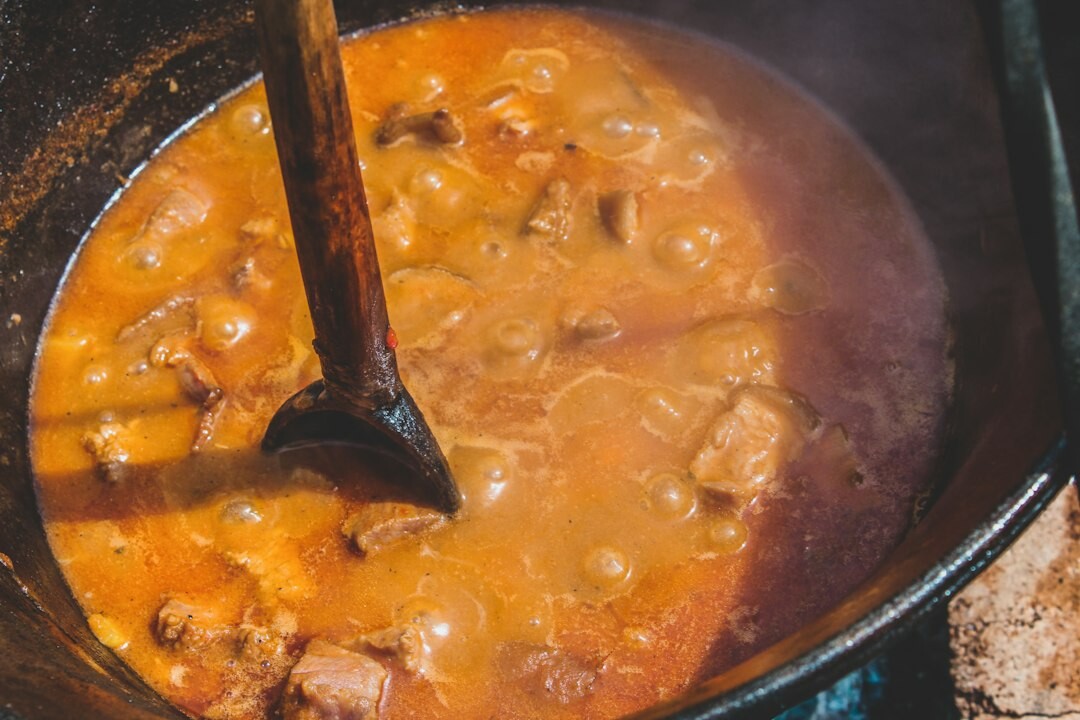 goulash cooking
