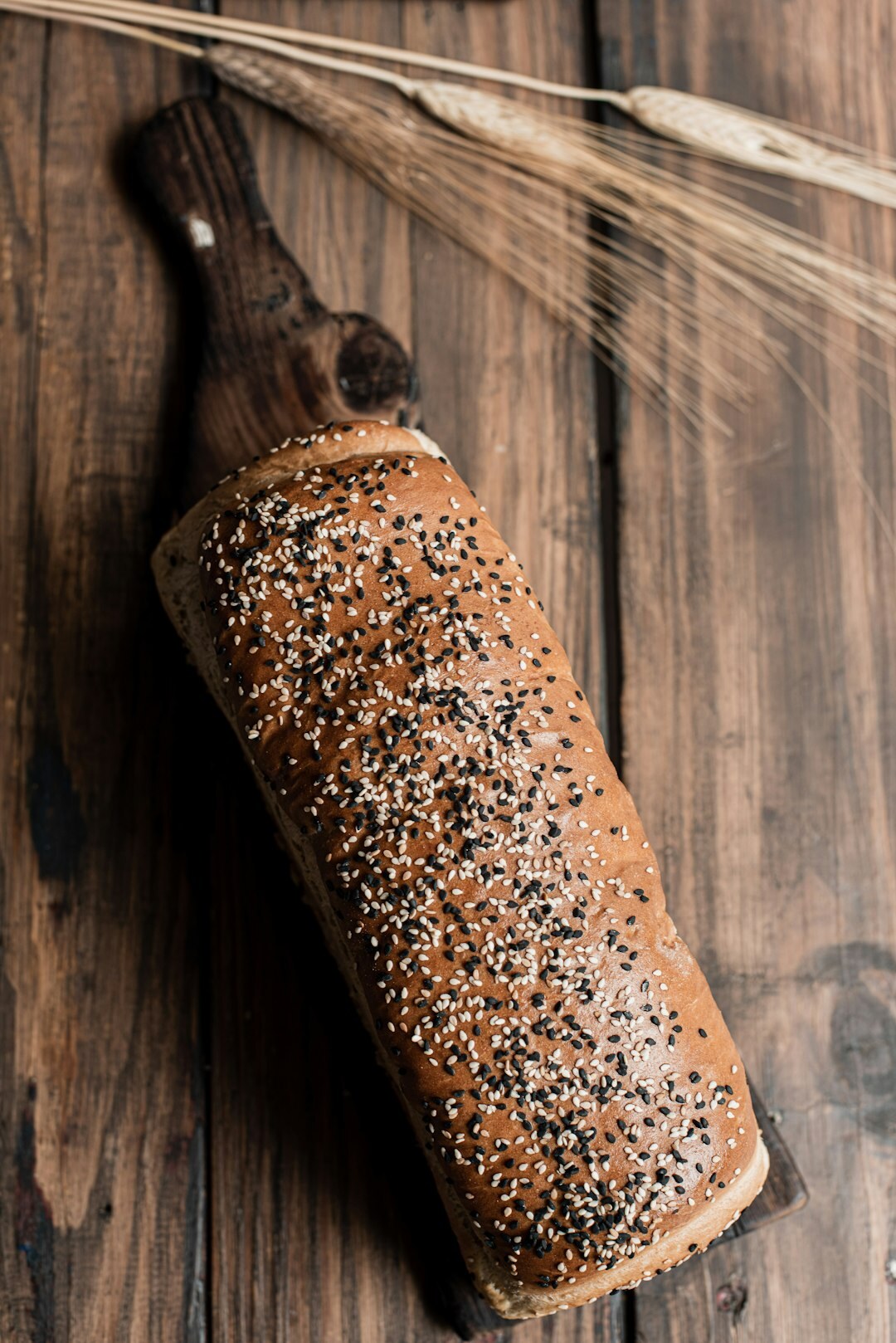 seeded bread loaf